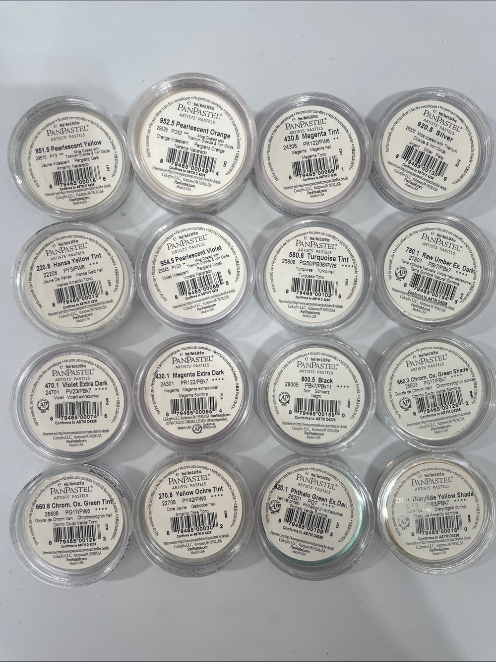 Pan Pastel Set - 17 brand new sealed pans
